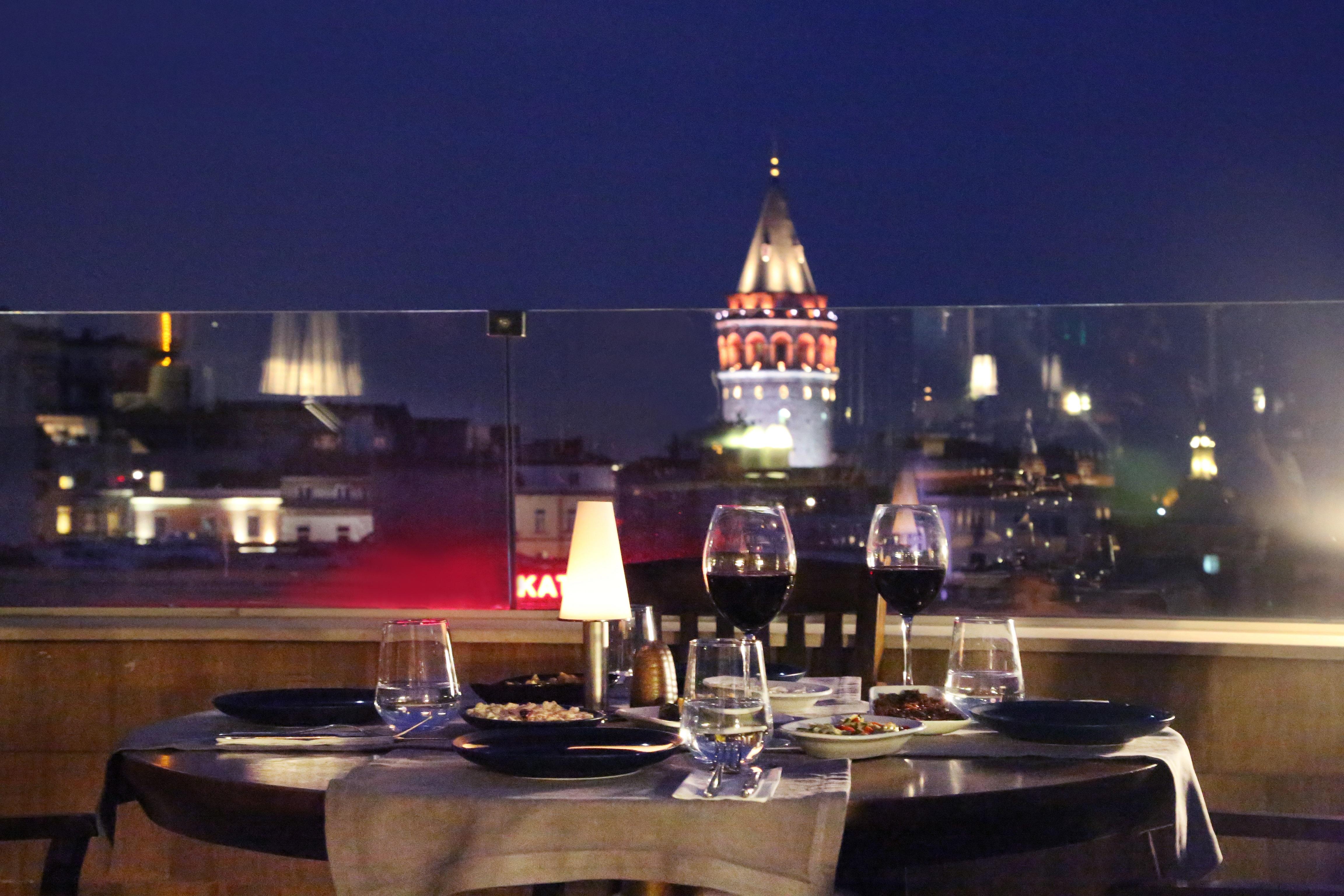 Daru Sultan Hotels Galata Istanbul Exterior photo The view from the hotel