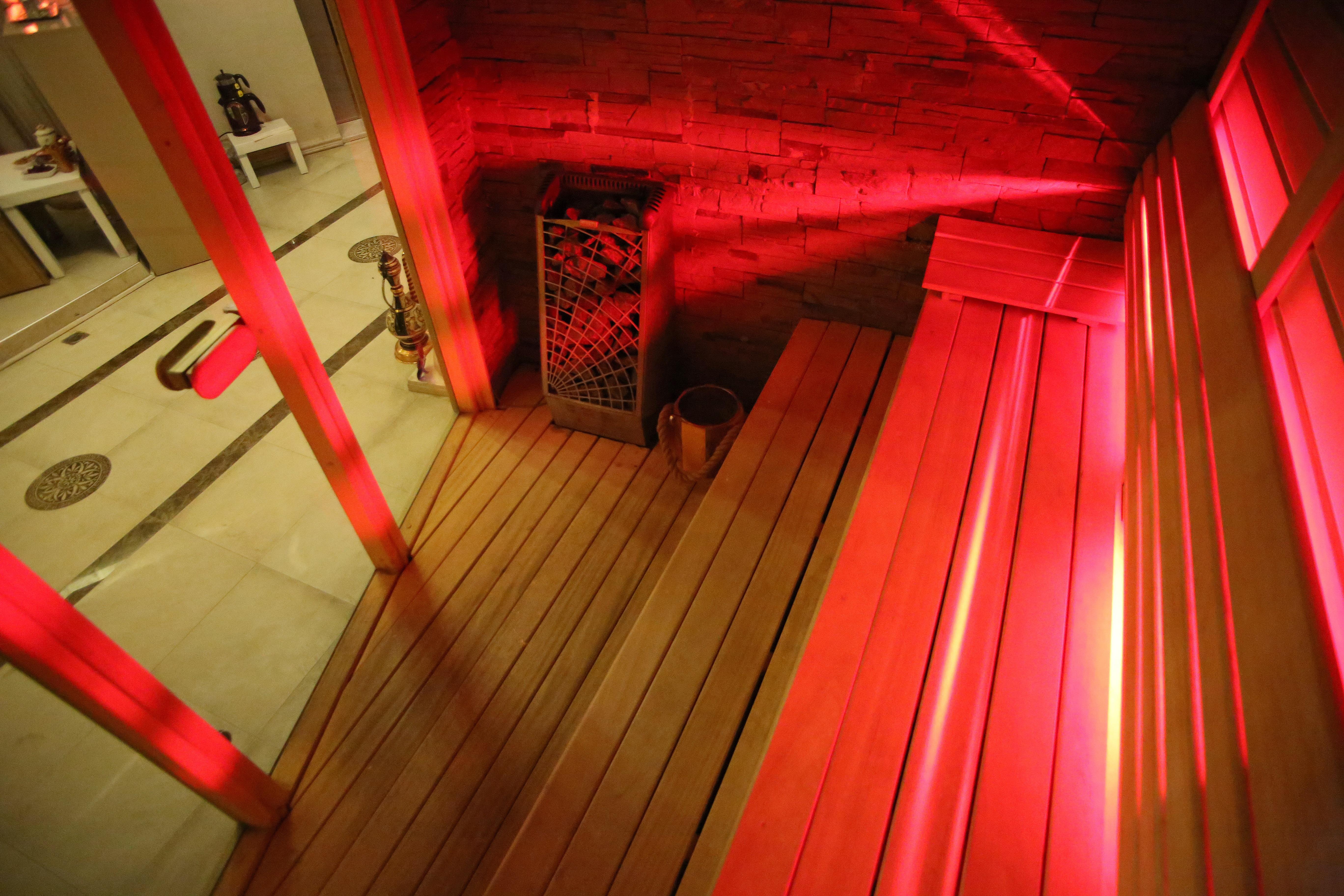 Daru Sultan Hotels Galata Istanbul Exterior photo A modern Finnish sauna