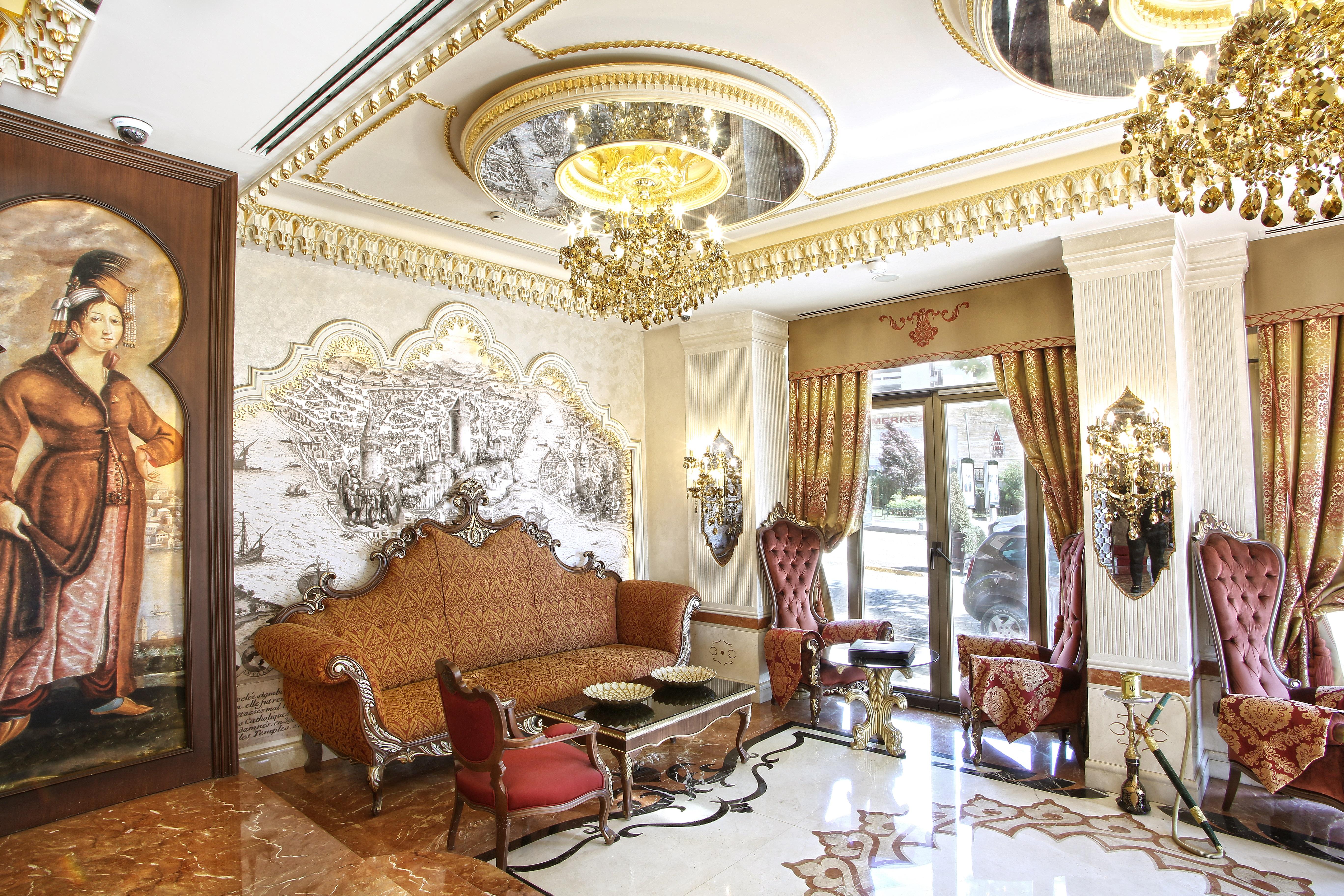 Daru Sultan Hotels Galata Istanbul Exterior photo Interior of the hotel